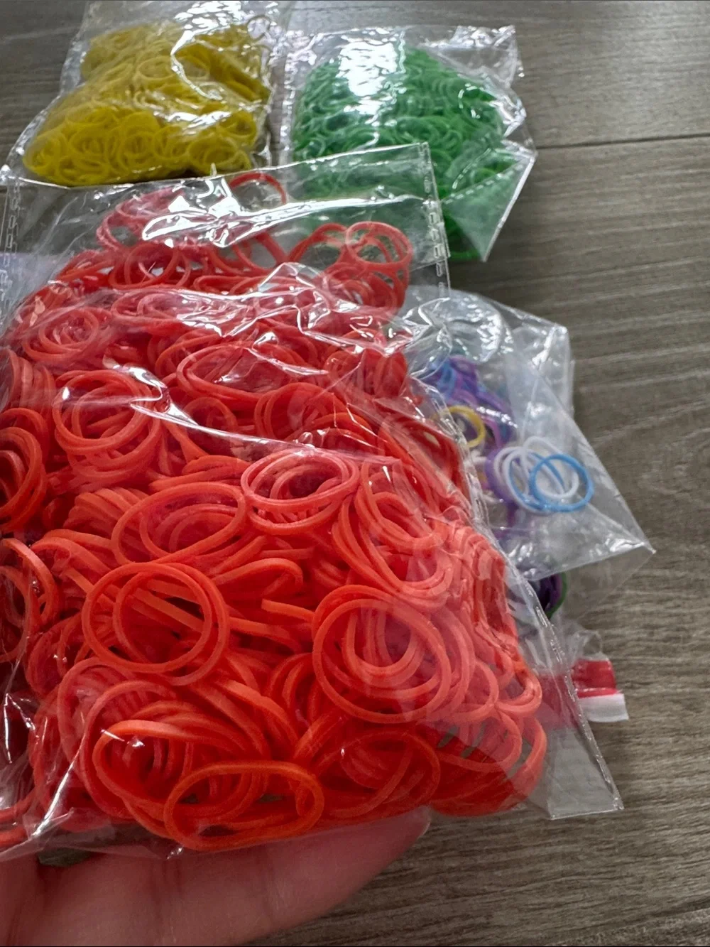 Assorted Rainbow rainbow loom bands